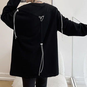 Drawstring Back Sweatshirt