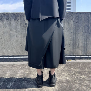 Black Wide-leg Hakama