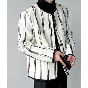 Colorblock Stripes Thin Jacket