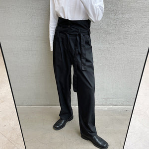 High-waisted Wide Loose Trousers