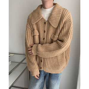 Casual Lapel Sweater Cardigan