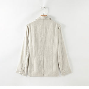 Linen Slouchy Linen Blazer