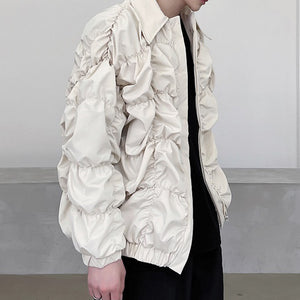 Elastic Pleated Jacket