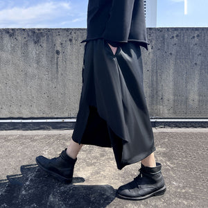 Black Wide-leg Hakama