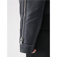 Load image into Gallery viewer, Lambswool Panel Zip Up Jacket
