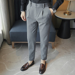 British Casual Slim Suit Pants