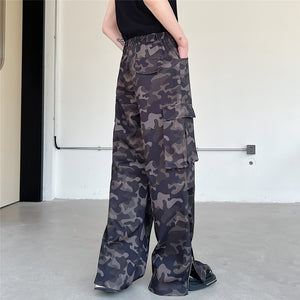 Camouflage Wide Leg Loose Pants