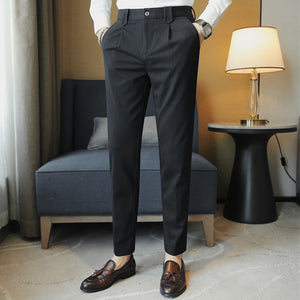 British Casual Slim Suit Pants