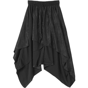 Asymmetric Baggy Drop Crotch Pants