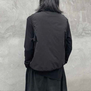 Japanese Dark Simple Short Vest