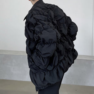 Elastic Pleated Jacket