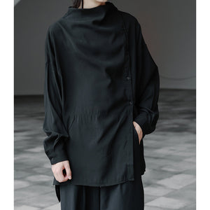 Asymmetrical Placket Shirt