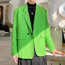 Load image into Gallery viewer, Fluorescent Green Suit Jacket
