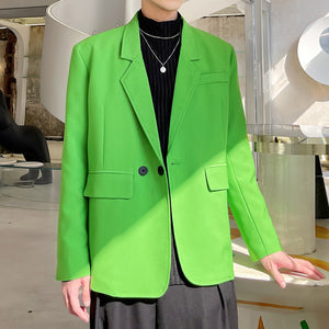 Fluorescent Green Suit Jacket