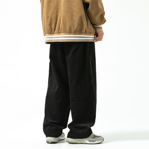 Corduroy Straight Casual Pants