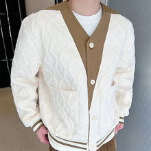 Load image into Gallery viewer, Embossed Button Baseball Jacket
