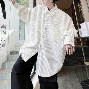 Long Sleeve Stand Collar Shirt