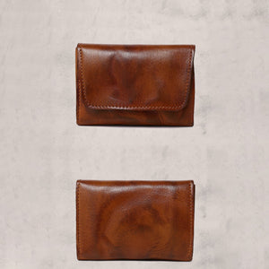 Handmade Retro Card Holder Leather Wallet