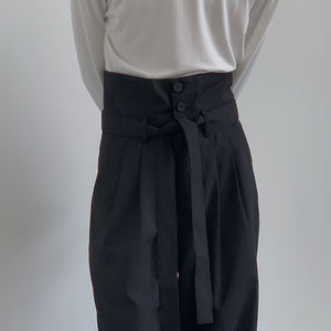 High Waist Mopping Casual Trousers