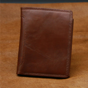 Men's Leather Retro Wallet