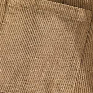 Elastic Waist Corduroy Casual Pants