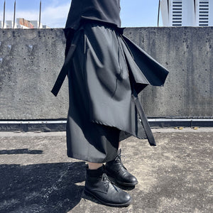 Black Wide-leg Hakama