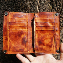 Load image into Gallery viewer, Genuine Leather Cards Holder Coin Wallet
