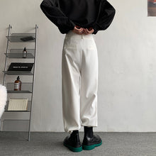 Load image into Gallery viewer, Button Loose Drape All Match Pants
