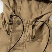 Load image into Gallery viewer, Multi-pocket Hooded Cargo Jacket
