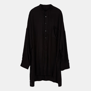 Loose Stand-up Collar Shirt