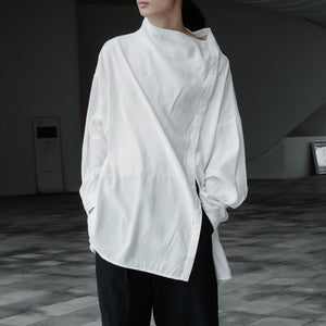 Asymmetrical Placket Shirt