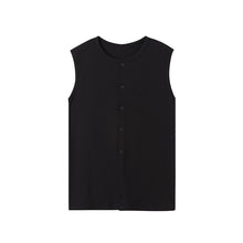 Load image into Gallery viewer, Cardigan Sleeveless T-shirt
