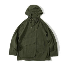 Load image into Gallery viewer, Multi-pocket Hooded Cargo Jacket
