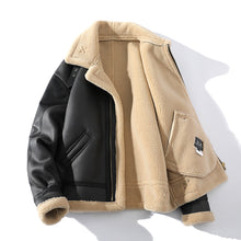 Load image into Gallery viewer, Fleece Thickened Stitching Integrated Lapel Jacket
