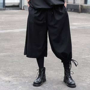 Asymmetrical loose-fitting Slacks