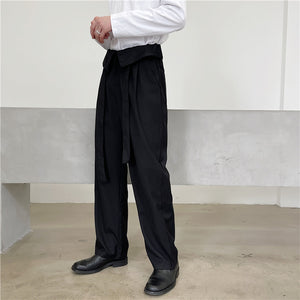 High-waisted Wide Loose Trousers