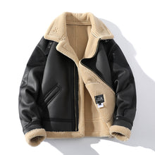 Load image into Gallery viewer, Fleece Thickened Stitching Integrated Lapel Jacket
