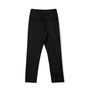 Multi-pocket Split Sweatpants