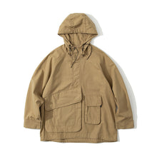 Load image into Gallery viewer, Multi-pocket Hooded Cargo Jacket
