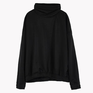 High Neck Loose Shoulder Sweater