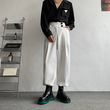 Load image into Gallery viewer, Button Loose Drape All Match Pants
