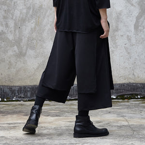 Cropped Loose Slacks