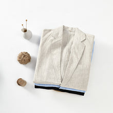 Load image into Gallery viewer, Linen Slouchy Linen Blazer
