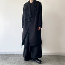 Load image into Gallery viewer, Irregular Lapel Trench Coat
