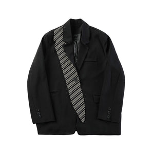 Asymmetrical Collar Blazer