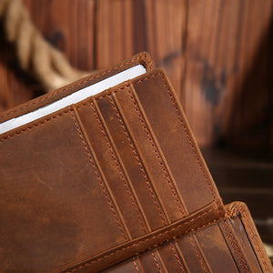 Men's Leather Retro Wallet