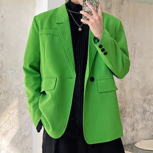 Load image into Gallery viewer, Fluorescent Green Suit Jacket
