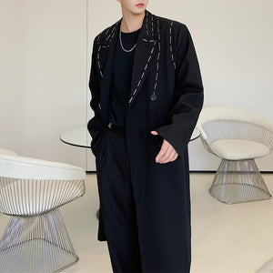 Hand Threaded Black Coat