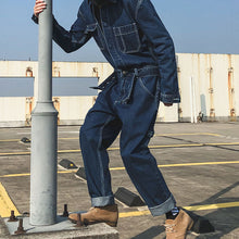 Load image into Gallery viewer, Denim Workwear Straight Jumpsuit
