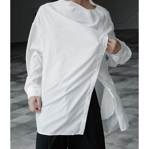 Asymmetrical Placket Shirt